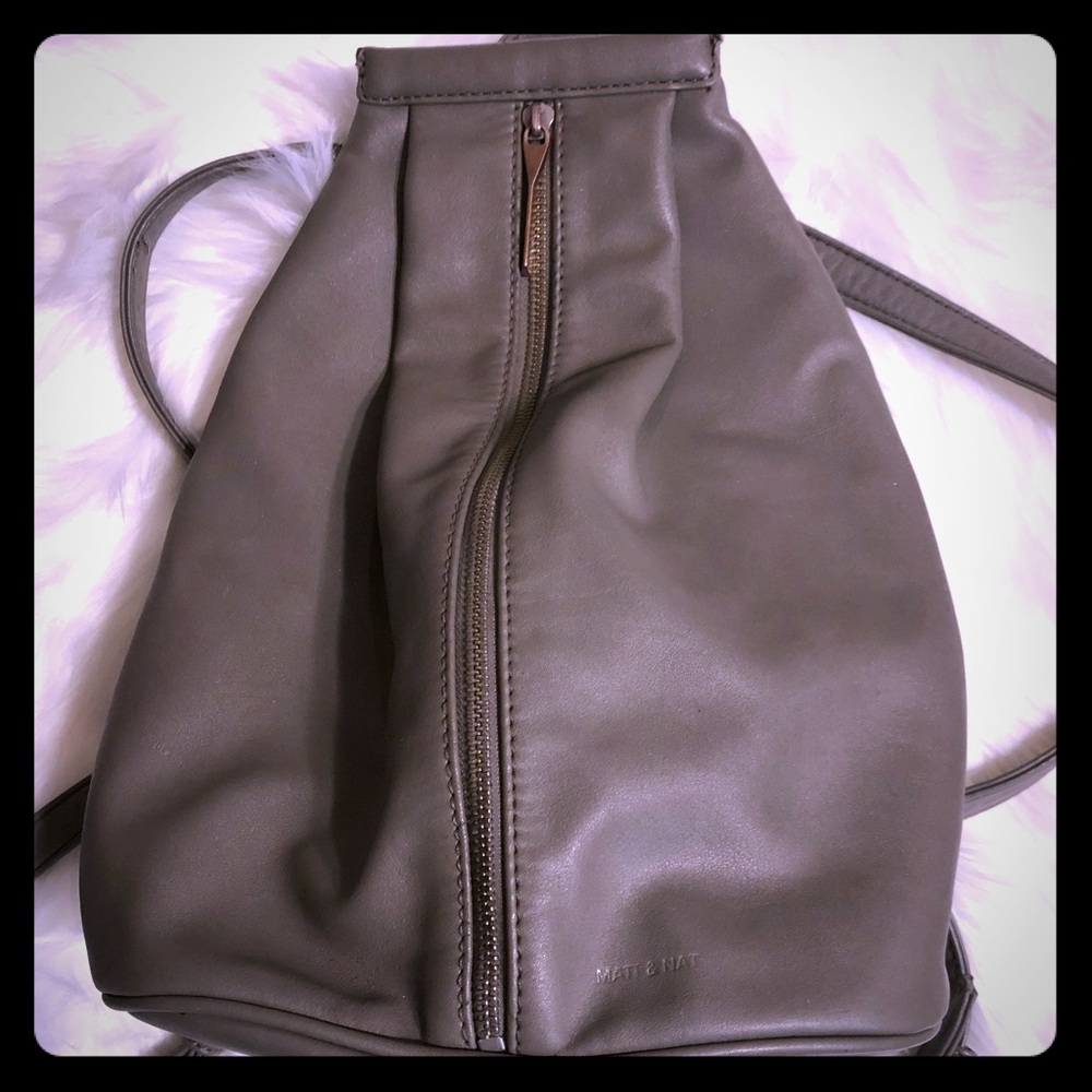 Matt & Nat Vegan Grey Backpack